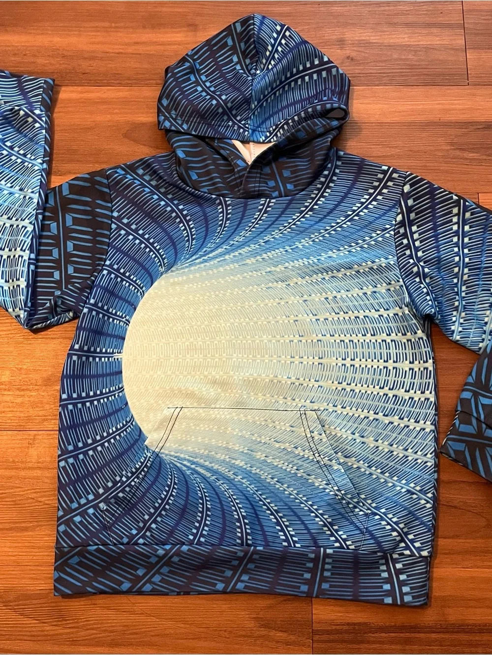 Optical Illusion Lightweight Hoodie - Youth 10/12
